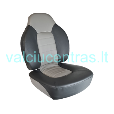 Laivo sėdynė RUNOS Fish Pro tamsiai pilka/pilka